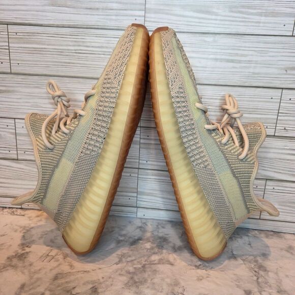 Adidas Yeezy Boost 350 V2 Citrin Non-Reflective Men's 10 FW3042 Used VERY Clean - Picture 3 of 9